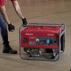 Gerador de Energia à Gasolina 4Kva Motor 11HP 4 Tempos 25L B4T-5000 Bivolt Branco