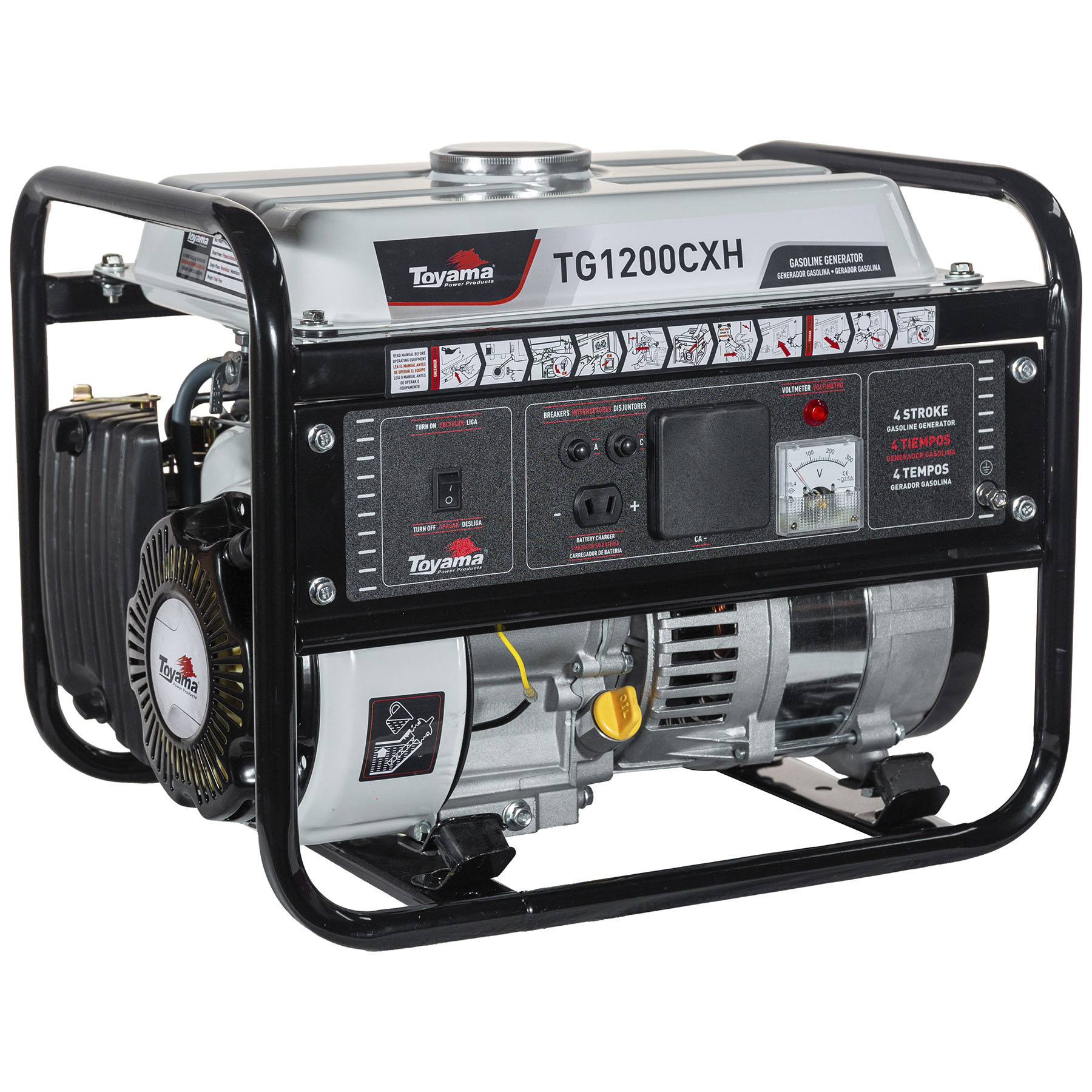 Gerador de Energia a Gasolina Aberto 1,1 Kva 127V (110V) TG1200CXH