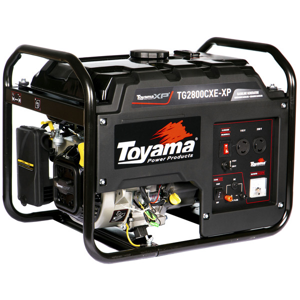 Gerador de Energia Gasolina Comum 2,2 Kva Bivolt TG2800CXE-XP Toyama