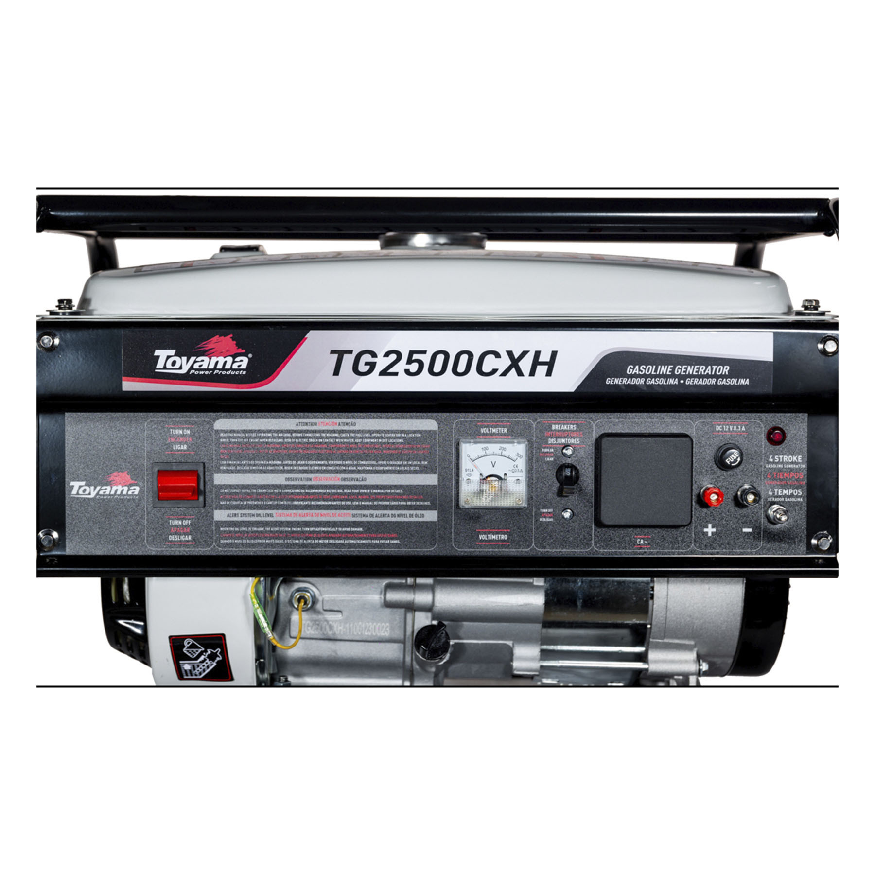 Gerador de Energia a Gasolina Aberto 2,2 Kva 127V (110V) com AVR