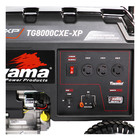 Gerador de Energia Gasolina Comum 6,5 Kva Bivolt TG8000CXE-XP Toyama