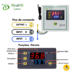 Gerador De Vapor Inox Elétrico Digital 9kw Trifasico  220v He