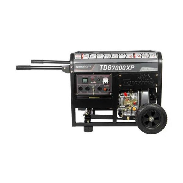 Gerador Diesel Toyama Refrigerado À Ar 6000w Bivolt 115/230v