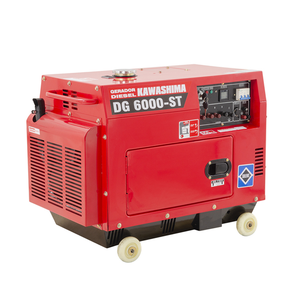 Gerador Diesel Trifásico 380v 5000w Dg 6000-st Kawashima