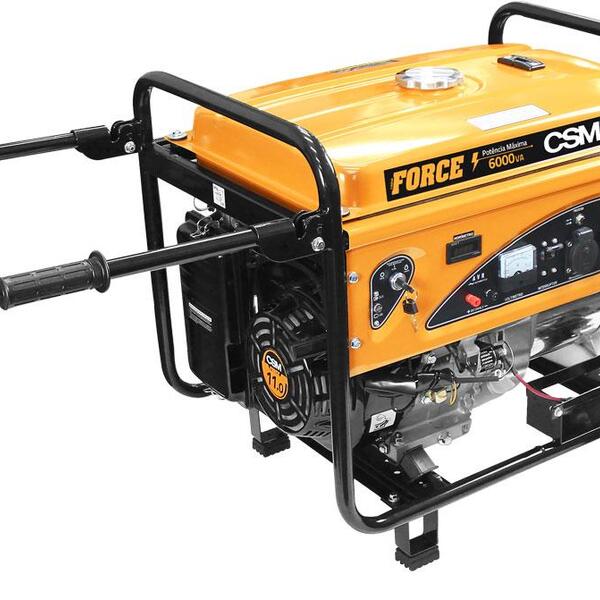 Gerador Portátil CSM GM 5500E à Gasolina 11HP Mono 127/220V