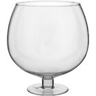 Gia Vaso Decorativo Enfeite 25x22x22cm Vidro Transparente