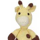 Girafa Mila Amigurumi Crochê Quarto Bebê Infantil