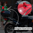 Giroled Vermelho 10w 110/220v 54 Leds Fixação Parafuso