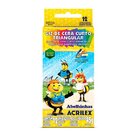 Giz De Cera Acrilex Curto Triangular Com 12 Cores - 12 Caixas