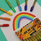 Giz De Cera Retrátil 24 Cores Brw