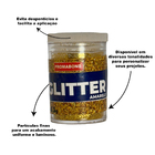 Glitter Amarelo 3,5g Poliéster