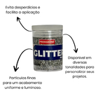 Glitter Prata 3,5g Poliéster