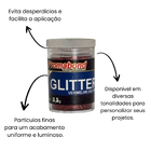 Glitter Vermelho Escuro 3,5g Poliéster