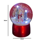 Globo A Pilha Luz Som E Movimento Base Vermelho