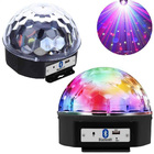 Globo Colorido Strobo Rgb Iluminação Jogo De Luz Dj Bluetooh