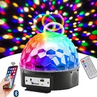 Globo De Luz Led Bola Maluca Rgb Bluetooth Com Usb E Mp3 Para