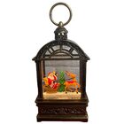 Globo De Neve Natal Natalino Lamparina Musical Luminaria Papa