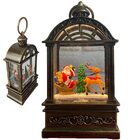 Globo De Neve Natal Natalino Lamparina Musical Luminaria Papa