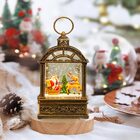 Globo De Neve Natal Natalino Lamparina Musical Luminaria Papa