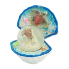 Globo De Neve Pérola Tartaruga Fundo Do Mar 6cm