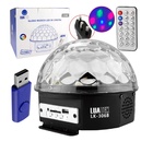 Globo Led Colorida Bola Maluca Iluminação Luz Festa Balada