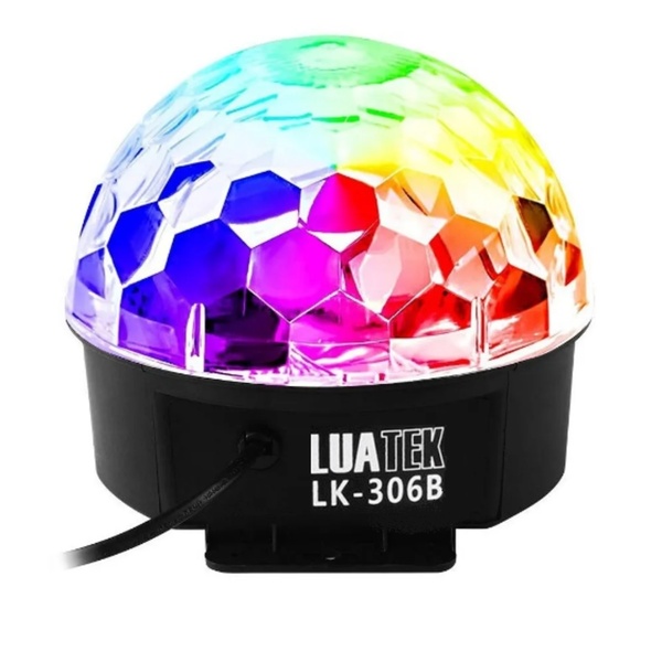 Globo Led Colorida Bola Maluca Iluminação Luz Festa Balada
