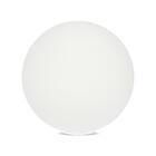 Globo Lustre Bolinha Grande Em Vidro Leitoso Orby 23x23 Cm