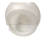 Globo Lustre Pera Plástico P/ Ventilador De Teto Ventidelta