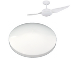 Globo Plástico Para Ventilador De Teto Aliseu Duo Double