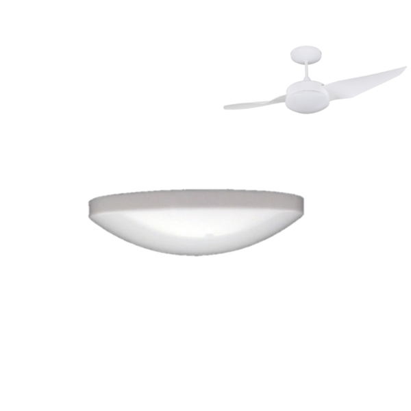 Globo Plástico Ventilador De Teto Aliseu Inspire Duo Confort