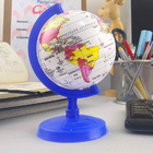 Globo Terrestre 16cm Baby Azul Royal Base E Haste Em Plástico