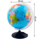 Globo Terrestre Braille Alto Relevo Profissional Studio 30cm