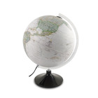 Globo Terrestre Decorativo Iluminado Carbon Executive 30cm Na