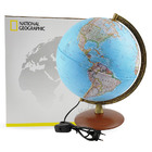 Globo Terrestre Decorativo Iluminado Gold Classic 30cm Nation