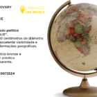 Globo Terrestre Led Político Iluminado 30cm Discovery