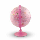Globo Terrestre Pink Zoo 25cm Tecnodidattica Abajur Luminária