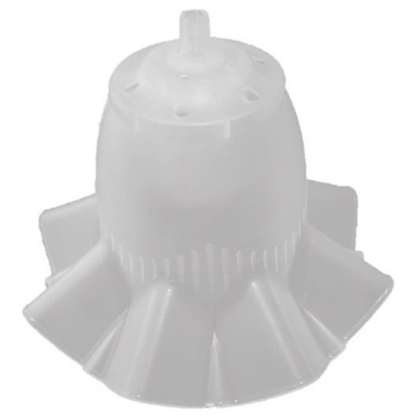 Globo Tulipa Caracol Lustre P/ Ventilador De Teto Loren Sid