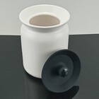 Glow Pote 14x10x10cm 850ml Cerâmica Branco