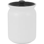 Glow Pote 14x10x10cm 850ml Cerâmica Branco