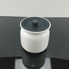 Glow Pote De Mantimentos 10x11x11cm 450ml Cerâmica Branco