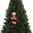 Gnomo Elfo Natal Prime Eter Vinho 30cm - Magizi