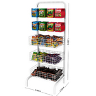 Gôndola Arara Expositor De Aço Branca - 0,48 X 1,30 X 0,33