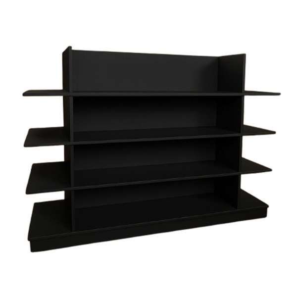 Gôndola Central 100% Mdf Preto - Suprema Móveis