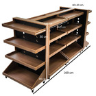 Gondola Central 120 Madeirado 2 Pontas 24 Bandejas