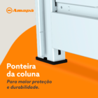 Gondola Centro 1,37 Amapa Fit Kit 3 Metros 1 Ponta Branco Pe