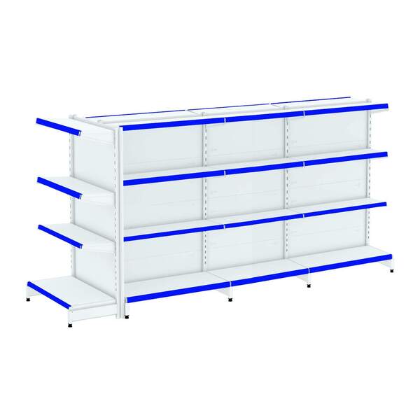 Gondola Centro 1,37 Amapa Fit Kit 3 Metros 1 Ponta Branco Pe