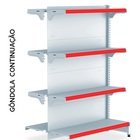 Gondola Centro 1,37 Amapa Fit Kit 9 Metros 1 Ponta Branco Pe