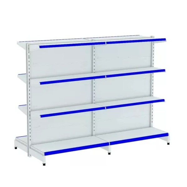 Gondola Centro 1,42m Amapá Flex Kit 2 Metros Branco Porta Eti