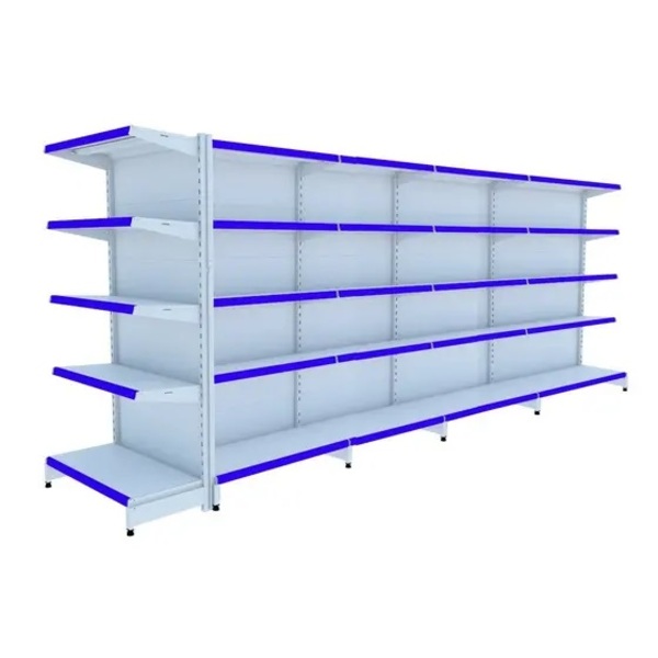 Gondola Centro 1,70 Amapá Flex Kit 4 Metros 1 Ponta Branco Po