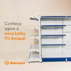 Gondola Centro 137 Amapa Fit Kit 3 Metros 2 Ponta Branco Sp -
